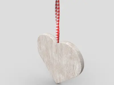 CC0 - Deco Heart Free low-poly 3D model