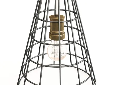 Vintage lamp 04 3D model