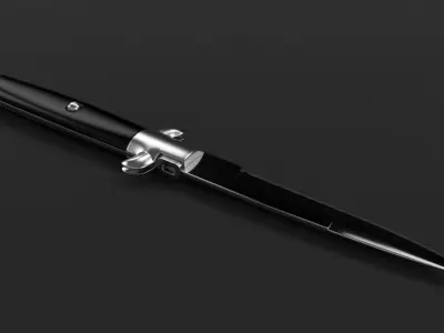 Switchblade knife - Stiletto 3D model