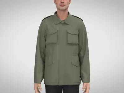 Military Jacket 3D model