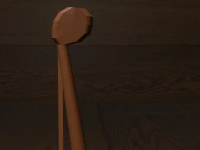 War Bow  Game Ready Low Poly 3D Model FREE Free low-poly 3D model