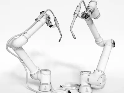 welding robot 3D model