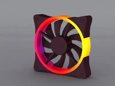 X-Fan-Nox Low-poly 3D model