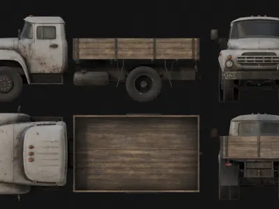 Soviet Vehicles 3D Model Pack