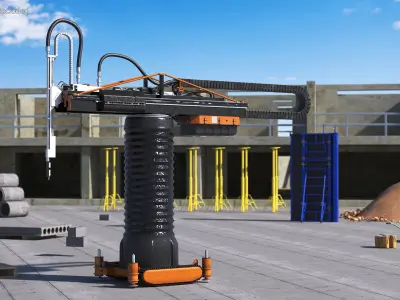 House Construction 3D Printer 3D model