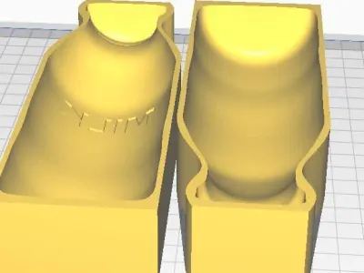 Bath bomb soap mould  3D model