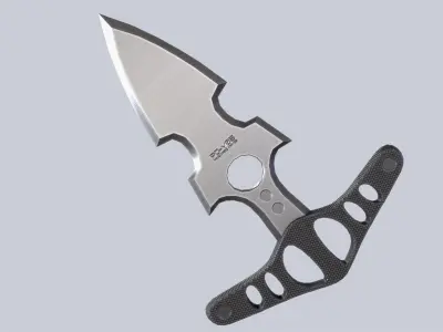 Punch dagger Low-poly 3D model