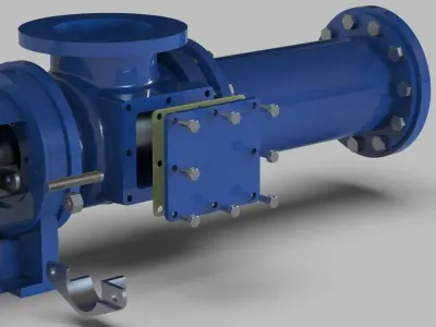 Progressing Cavity Pump 3D model