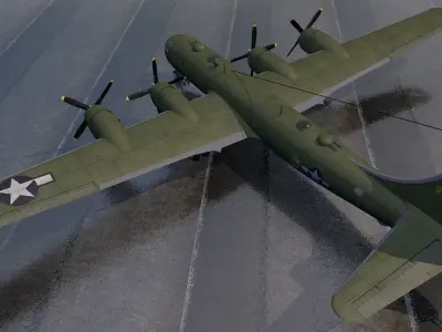 Boeing B-29 Superfortress 3D model by chipbasschao
