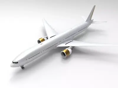 Boeing 777-300ER 3D model purchase