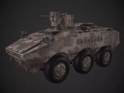 Generic APC - IFV Low-poly 3D model