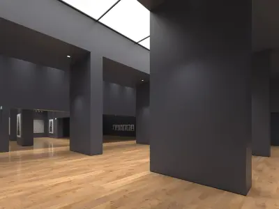 Art Gallery 012 3D model purchase