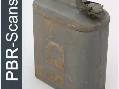 Jerry Can Low Poly Low-poly 3D model