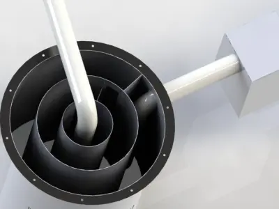 Anerobic Biodigestor Free 3D model