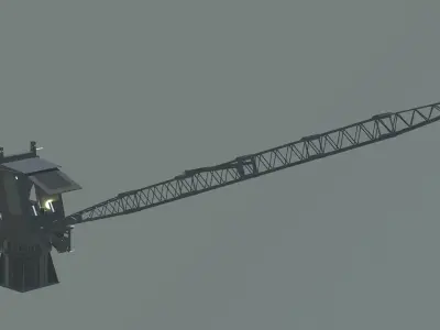 Crane 3D model 5