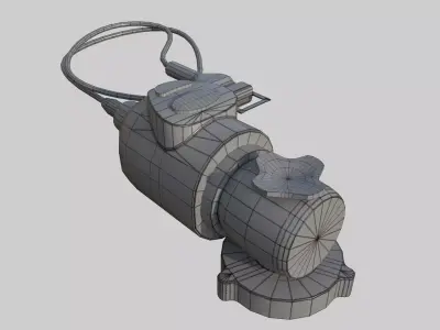 3 Chip Camera Low-poly 3D model