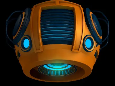 Sci Fi Drone Free 3D model