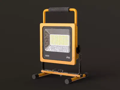 Led Light Low-poly 3D model purchase