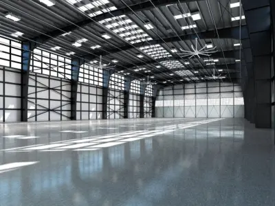Hangar 25 3D model