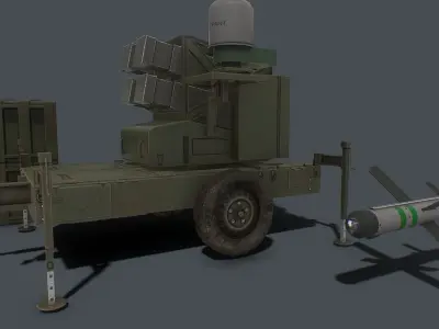 Exactor mk2 Low-poly 3D model
