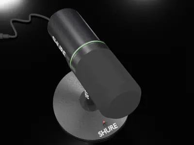 SHURE Micphone 3D model