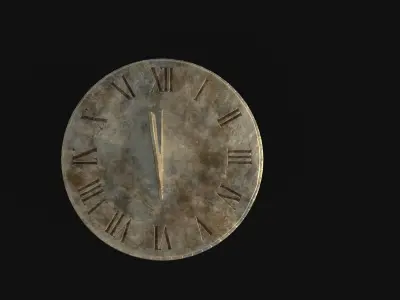 Sundial - Solar Clock- Reloj solar  Low-poly 3D model