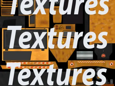 Dump Truck Low-poly 3D model order