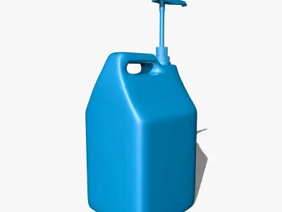 Blue Canister with Doser 3D model