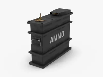 Ammo Crate Clean Low-poly 3D model