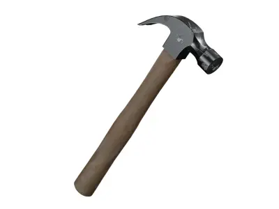 Claw Hammer-PBR Game Ready Low-poly 3D model