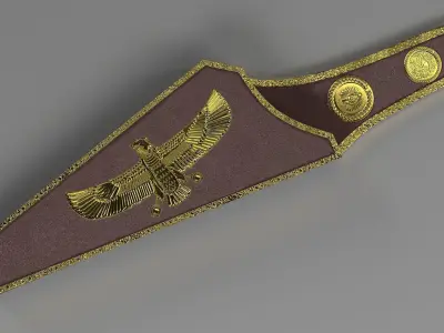 PHOTOREALISTIC EGYPT QUIVER 3D model