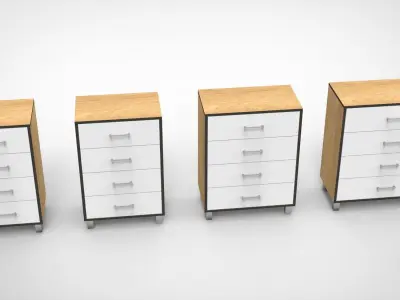 Chest of drawers 3D model