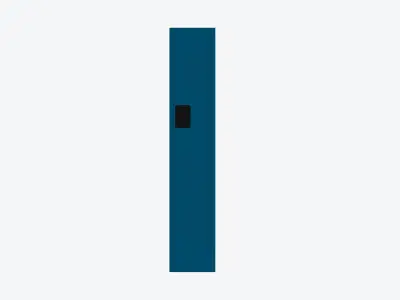 Locker - Metal - Locka - Sports - Single Tier Low-poly 3D model