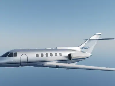 Realistic Aircraft Low-poly 3D model