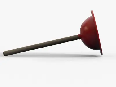 Sink Plunger Free 3D model
