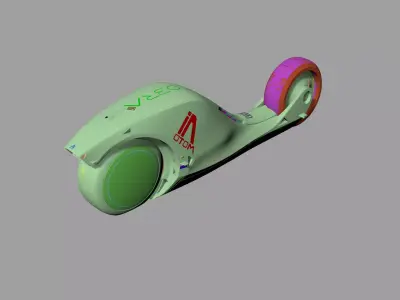 Concept motorcycle 3D model purchase