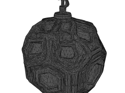 SciFi Geometric Energy Core Orb 3D model