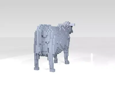 Cow Voxel 3D model