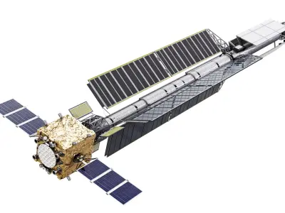Zeus Nuclear Propulsion Spacecraft 3D model