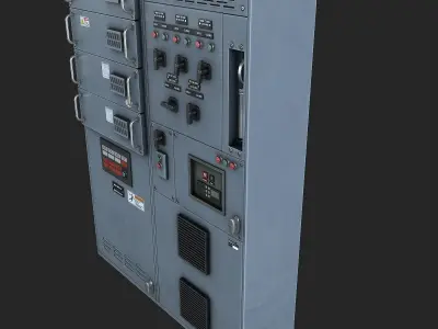 Switchgear Low-poly 3D model