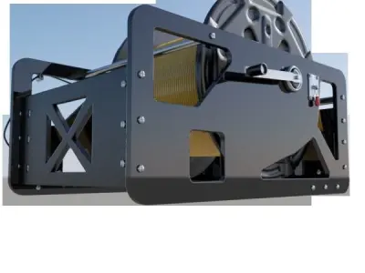 Marine Tether Reel  3D model