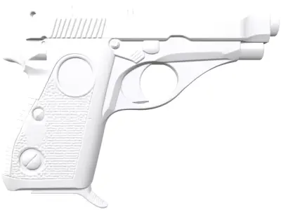 Iraqi Tariq Pistol -32 ACP 3D print model