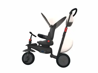 Baby stroller tricycle 02 3D model