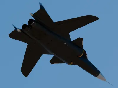 Sukhoi Su-47 3D model