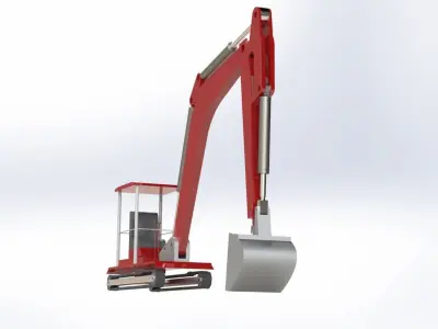 Excavator Model 3D model