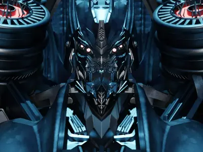 Sci-Fi Infiltrator Mech -  Full Body Hard Surface Mech 3D model