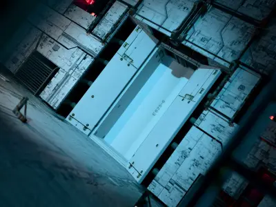 KV-31 6th test Threshold Backrooms Low-poly 3D model