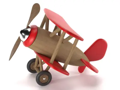 baby airplane 3D model
