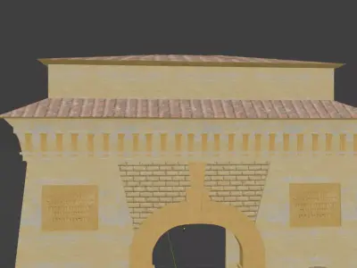Schei Gate - Historic Landmark from Brasov 3D model