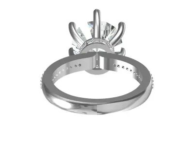 Wedding Ring  3D print model 358
